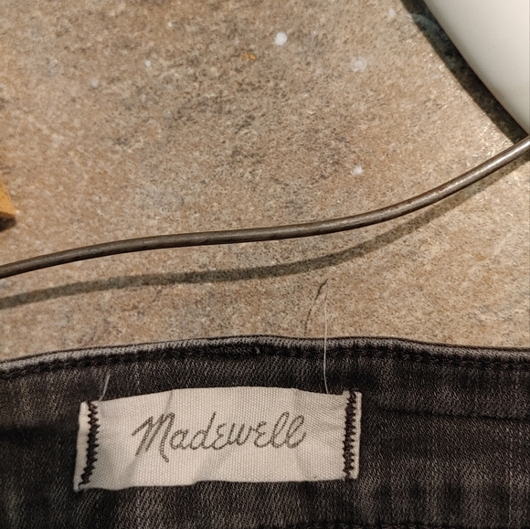 Madewell black distressed jeans sz29 - Picture 8 of 8